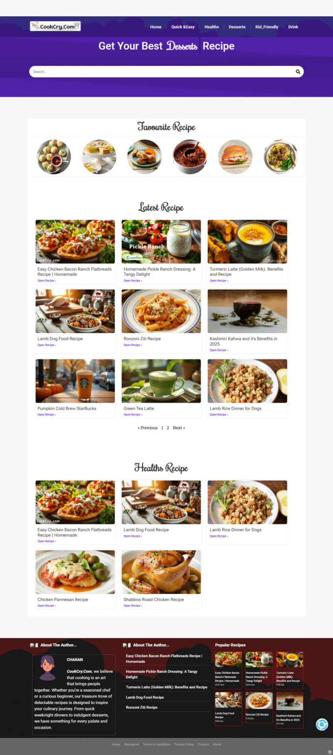 Food Website